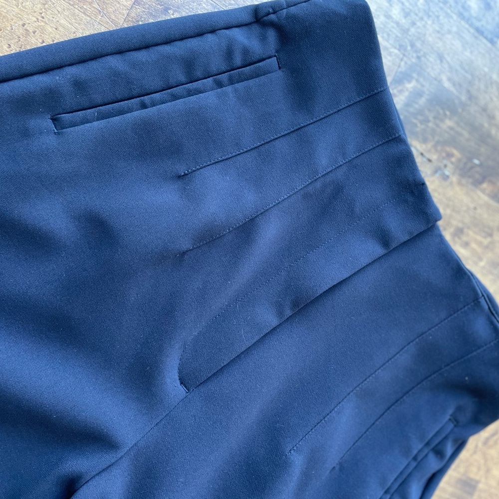 High Waist Zara Dress Pants Navy Blue Never Worn